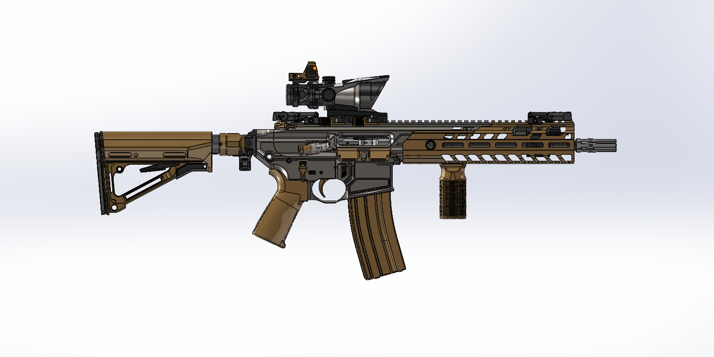 SIG MCX VIRTUS建模模型